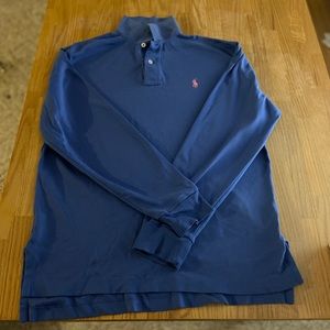 Long sleeve polo shirt